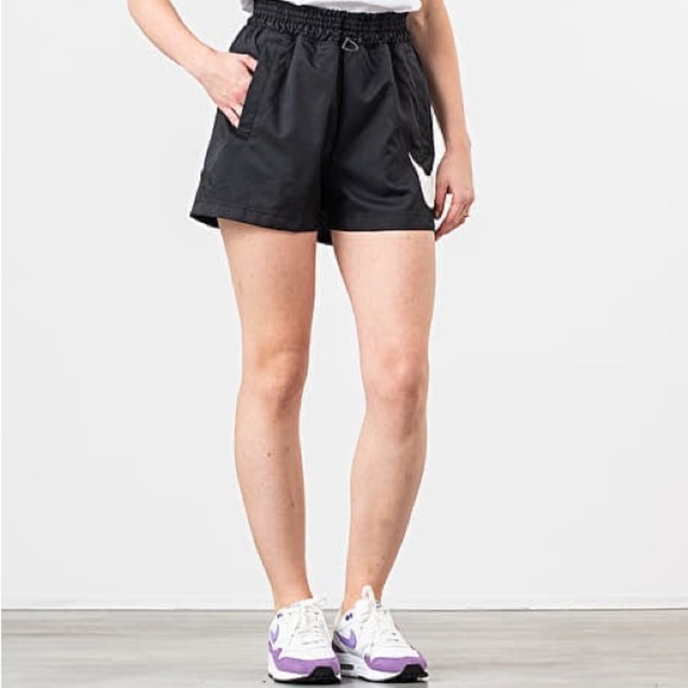 NIKE HIGH RISE SWOOSH RUNNING SHORTS - Picture 10 of 11